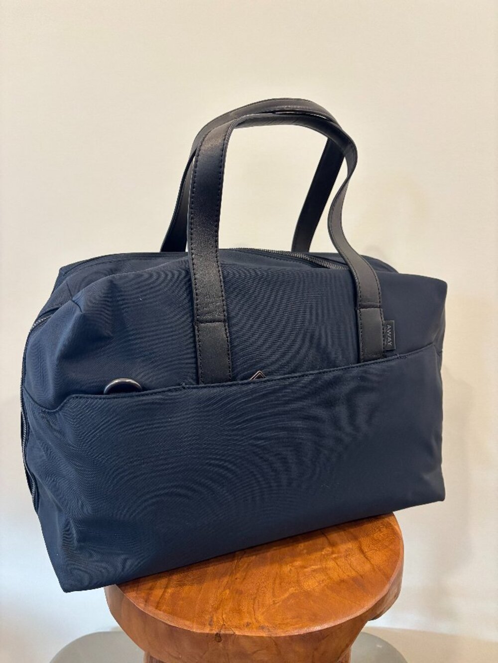 AWAY Everywhere Nylon/Leather Travel Bag - Navy